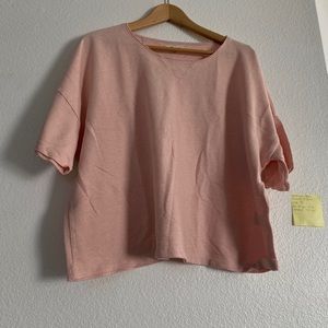 Madewell Pink Cotton T-shirt